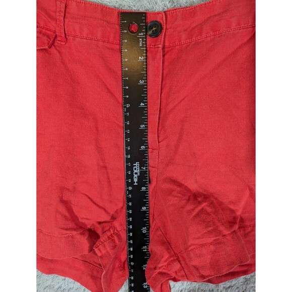 MNG by Mango red linen shorts Medium 10 - Picture 4 of 7